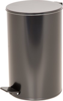 Урна с педалью черный 20 литров