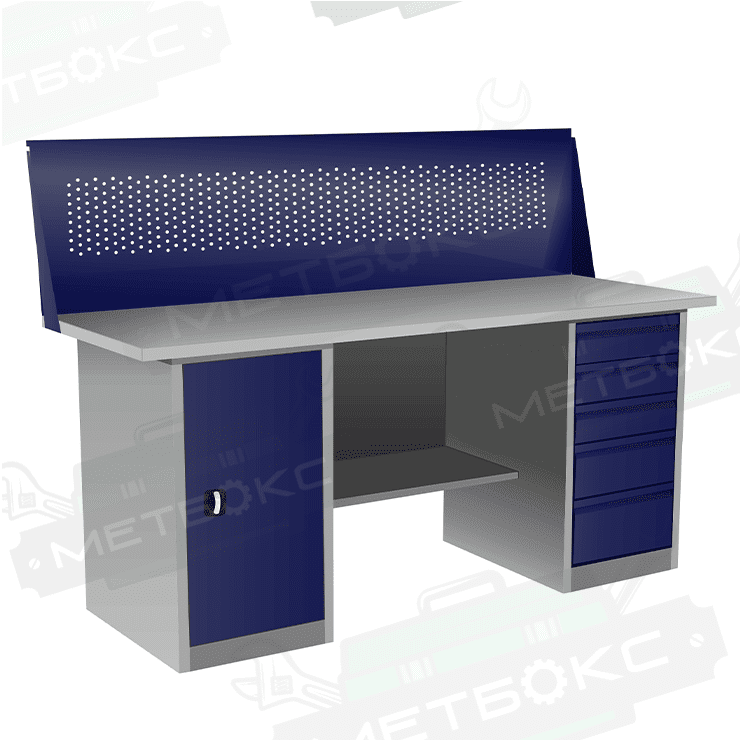 Верстак с тумбой и драйвером ВП-4Т/1,6 с экраном купить в Туле