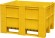 BoxPallet 1200х1000х740 мм сплошной желтый купить в Туле