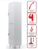 Медицинский шкаф HILFE МД 1 1657/SS купить в Туле