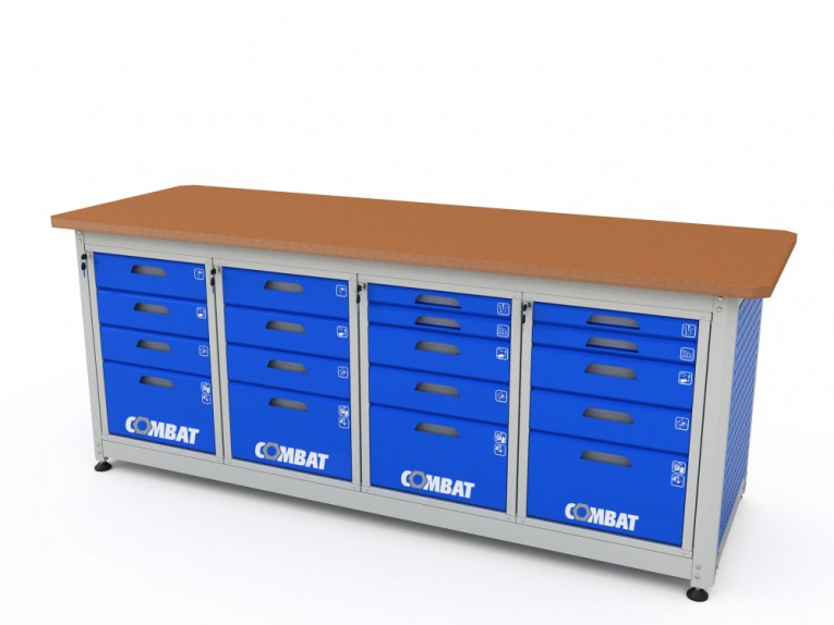 Верстак четырехтумбовый COMBAT 44455.2340 купить в Туле