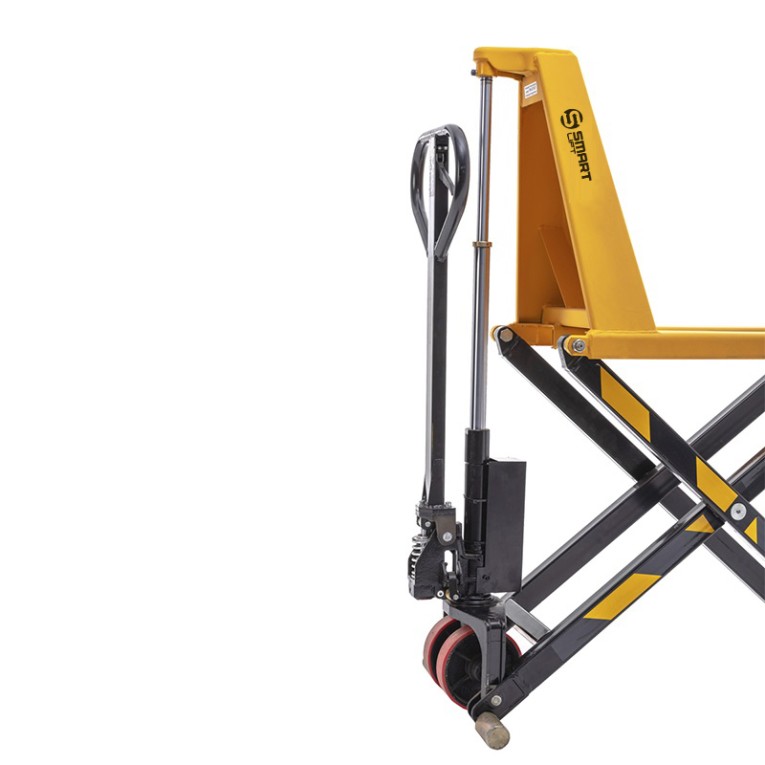 Гидравлическая тележка (рохля) SD-HL (HLT10, г/п 1000 кг, вилы 1150x550 мм, высокоподъемная 800 мм) SMARTLIFT (SMART) купить в Туле