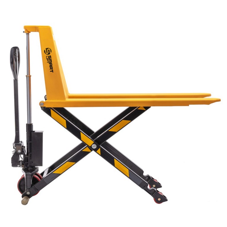 Гидравлическая тележка (рохля) SD-HL (HLT10, г/п 1000 кг, вилы 1150x550 мм, высокоподъемная 800 мм) SMARTLIFT (SMART) купить в Туле