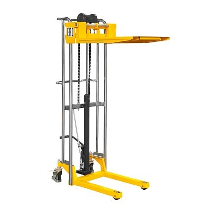 Ручной гидравлический штабелер SDDJS1500 (400 кг; 1,5 м; с вилами и площадкой) SMARTLIFT (SMART) купить в Туле