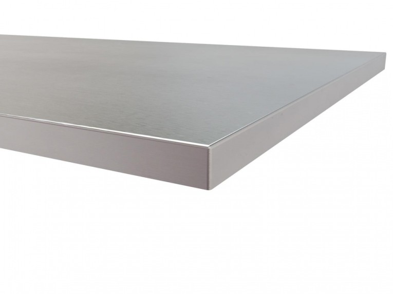 Столешница из фанеры 30 мм + чехол из нержавеющей стали 1 мм (ширина 1200 мм) купить в Туле