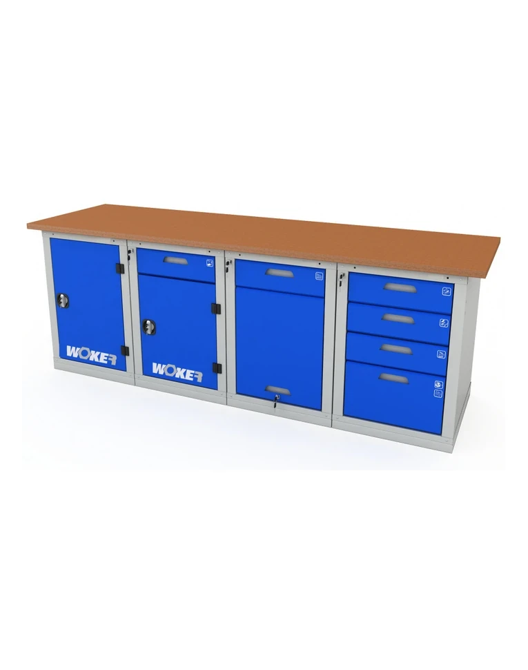 Верстак четырехтумбовый WOKER PRO 41224.2400 купить в Туле