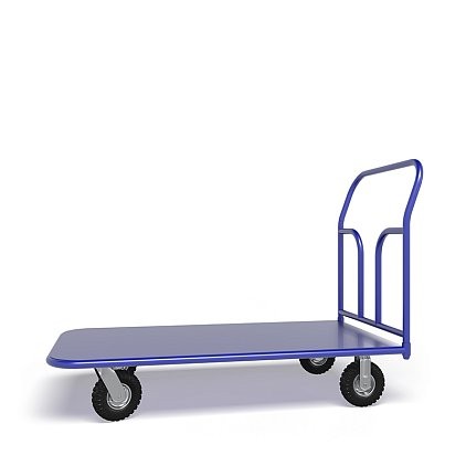 Платформенная тележка ТП 4 (г/п 300 кг, 1200x600 мм, колеса пневматические 270 мм) купить в Туле Платформенная тележка ТП 4 (г/п 300 кг, 1200x600 мм, колеса пневматические 270 мм) купить в Туле