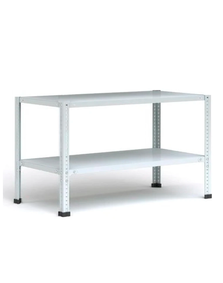 Стеллаж металлический Титан МС-500 1000х700х400 2 полки купить в Туле