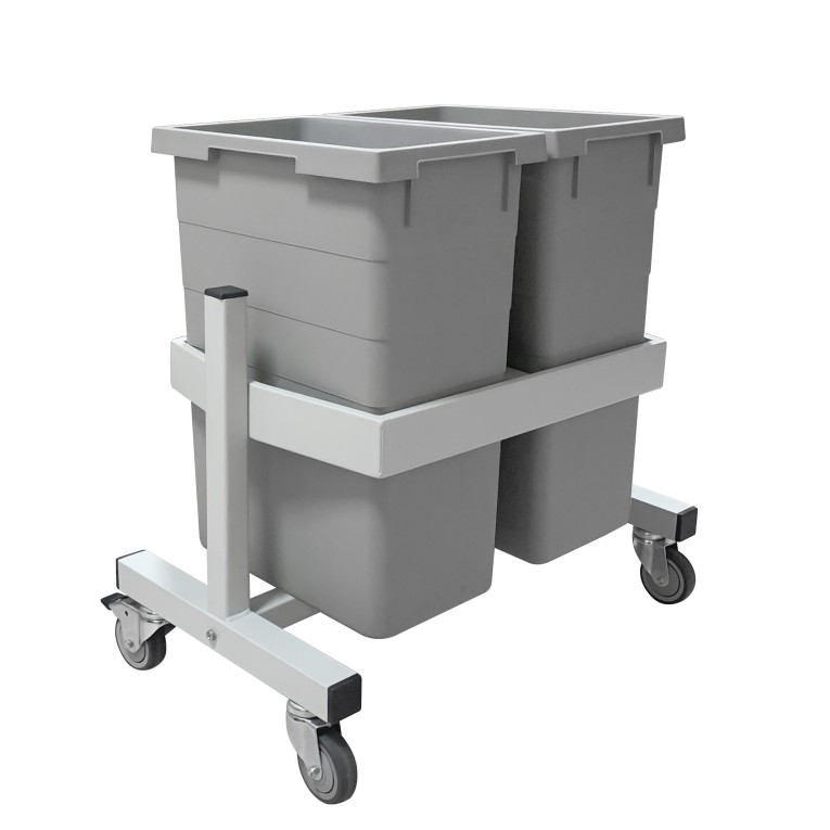 Подкатная подставка держатель для 2-х контейнеров Gresson ПДК-2 купить в Туле