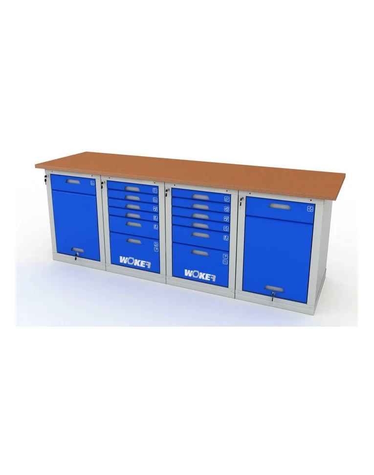 Верстак четырехтумбовый WOKER PRO 42662.2400 купить в Туле
