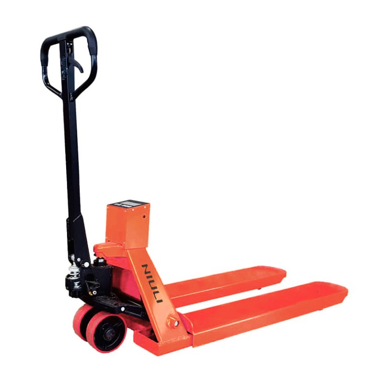 Гидравлическая рохля с весами CBY-II 2000 PDP (г/п 2000 кг, вилы 1150x550 мм) NIULI купить в Туле