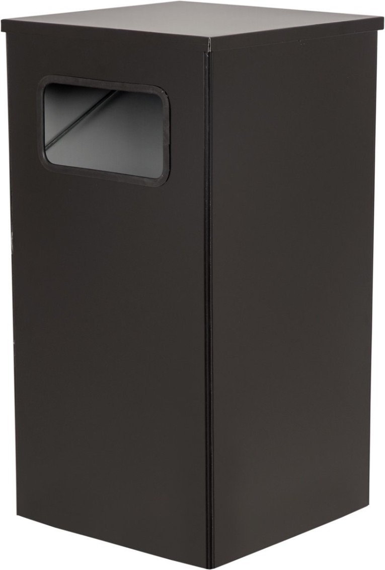 Урна 80 литров Квадро-19 черный купить в Туле