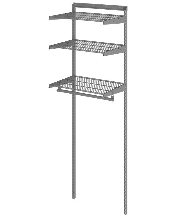 Гардеробная система Практик Home Basic G60 графит купить в Туле