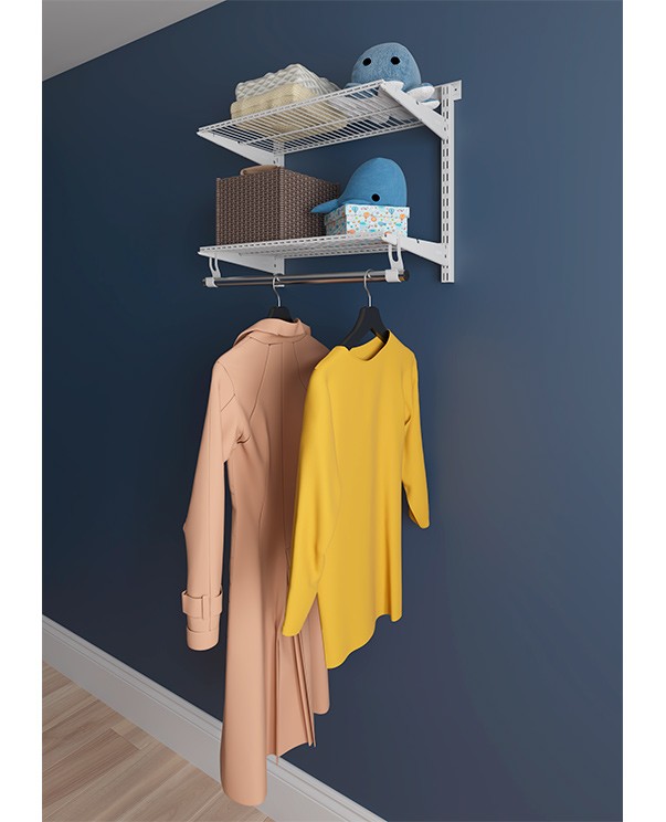 Гардеробная система Практик Home Basic G60S белая купить в Туле