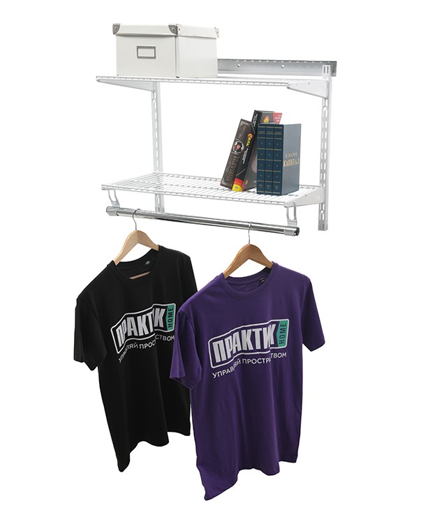 Гардеробная система Практик Home Basic G60S белая купить в Туле