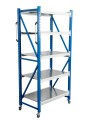 Стеллаж мобильный БиКом СТ-4 300x150x40 5 полок Стеллаж мобильный БиКом СТ-4 300x150x40 5 полок