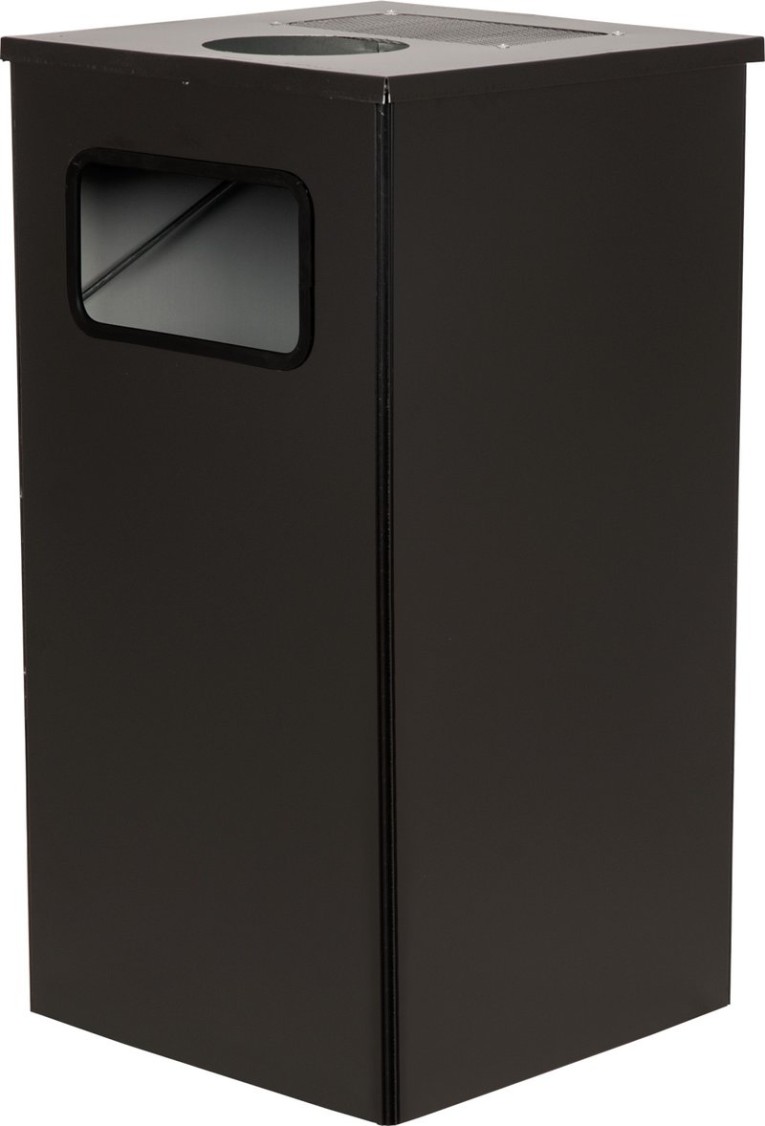 Урна 80 литров Квадро-11 черный купить в Туле