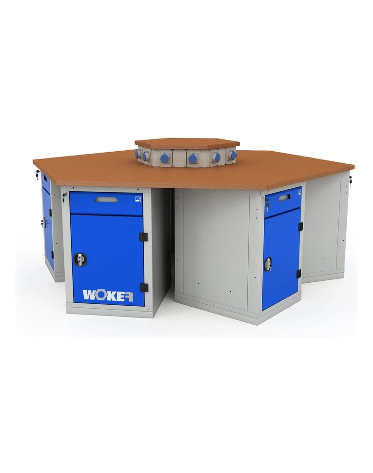 Верстак шеститумбовый WOKER PRO 6002.2500 купить в Туле Верстак шеститумбовый WOKER PRO 6002.2500 купить в Туле