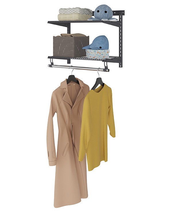 Гардеробная система Практик Home Basic G60S графит купить в Туле