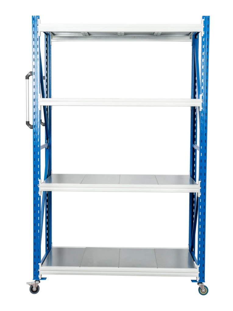 Стеллаж мобильный БиКом СТ-4 250x90x60 4 полки купить в Туле