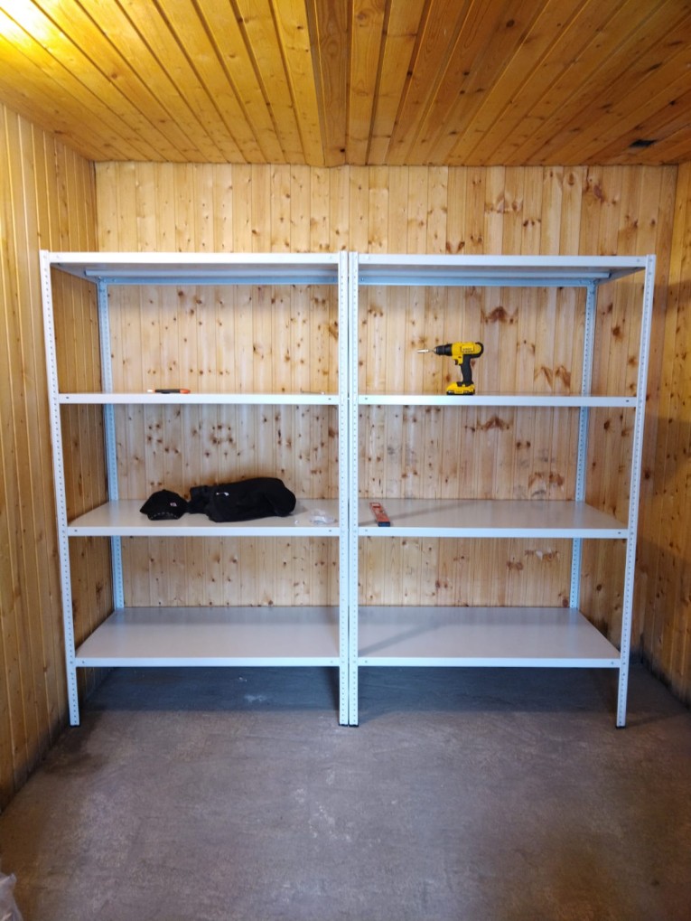 Стеллаж металлический 1800х1000х600 4 полки