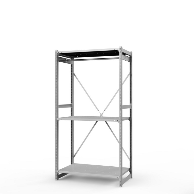 Стеллаж металлический ТСУ Универсал, 2000х1060х600 мм.Штанги: 1шт. Полки: металл перф. 3 шт. купить в Туле