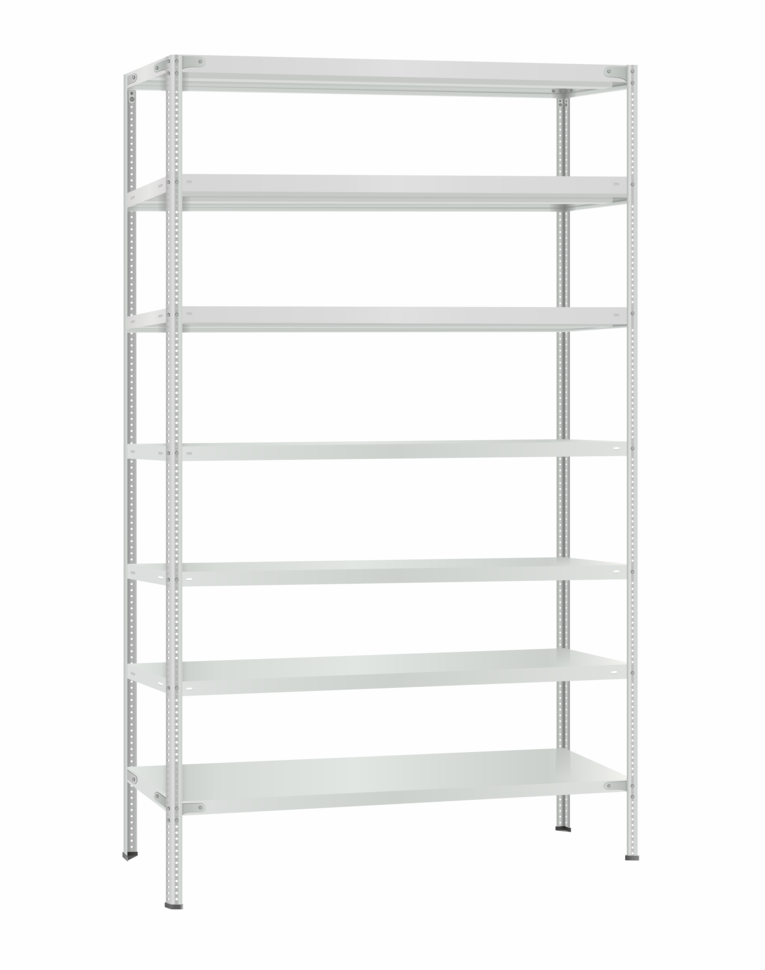 Стеллаж металлический Титан МС-500 2300х1200х400 7 полок купить в Туле Стеллаж металлический Титан МС-500 2300х1200х400 7 полок купить в Туле