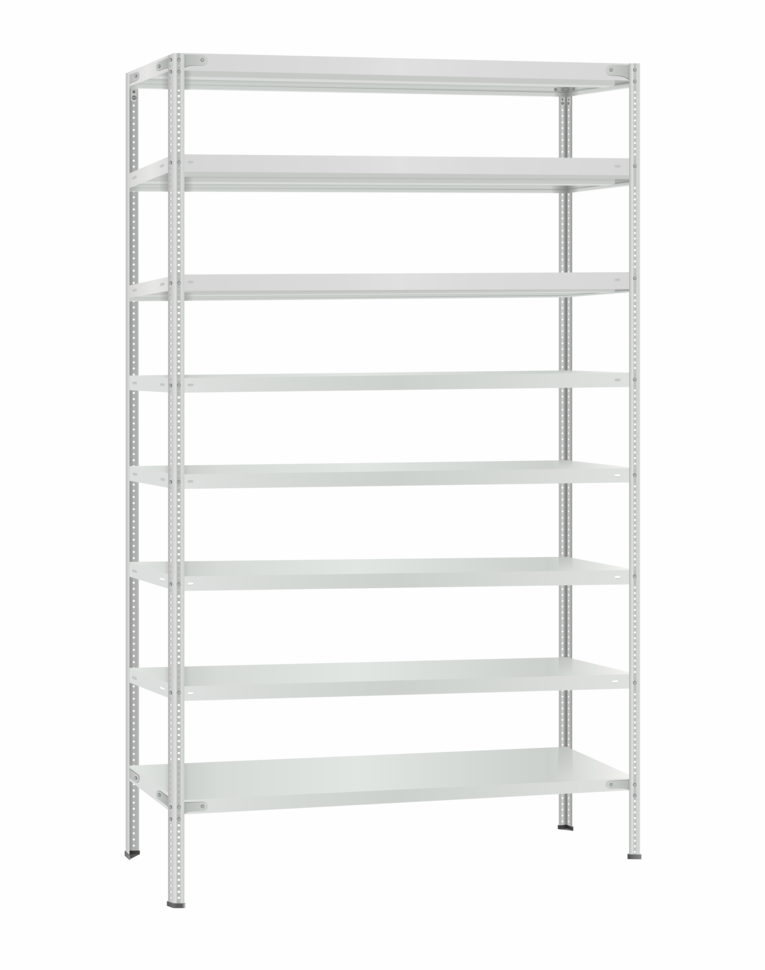 Стеллаж металлический Титан МС-500 2300х1200х400 8 полок купить в Туле Стеллаж металлический Титан МС-500 2300х1200х400 8 полок купить в Туле