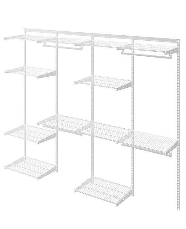 Гардеробная система Практик Home Max G240 белая купить в Туле