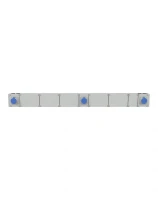Шина для электропроводки 1000 мм (230V x 3)