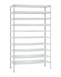 Стеллаж металлический Титан МС-500 2300х1200х500 10 полок