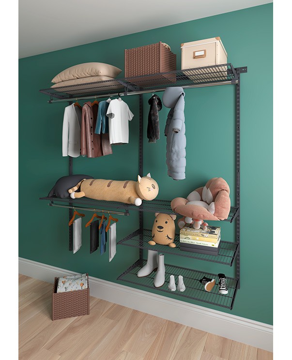 Гардеробная система Практик Home Optima G180 графит купить в Туле