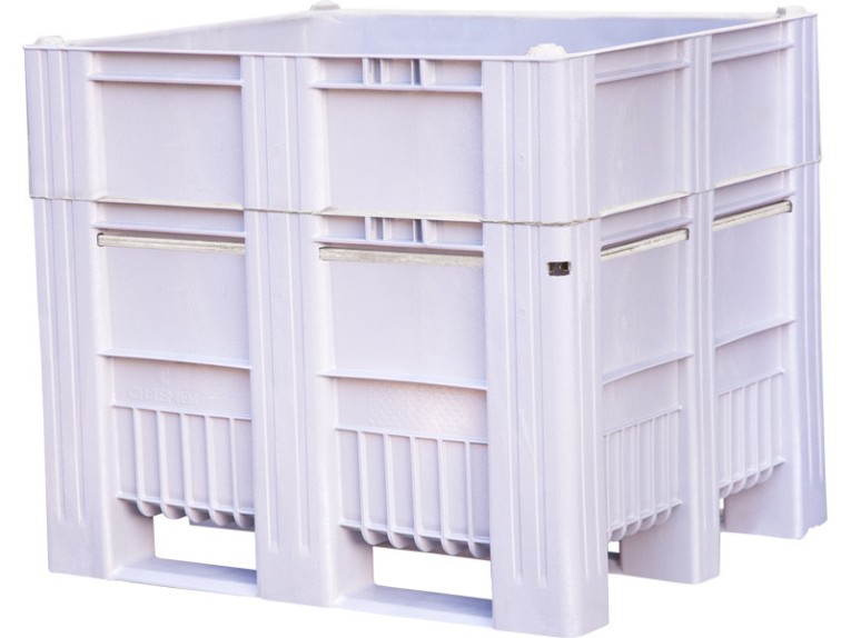 BoxPallet 1200x1000x1035 мм сплошной на полозьях серый купить в Туле