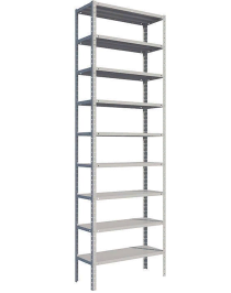 Стеллаж MS Strong 2550х1200х600 9 полок