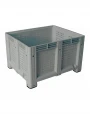 Big Box 1200x1000x580 мм перфорированный на ножках серый Big Box 1200x1000x580 мм перфорированный на ножках серый