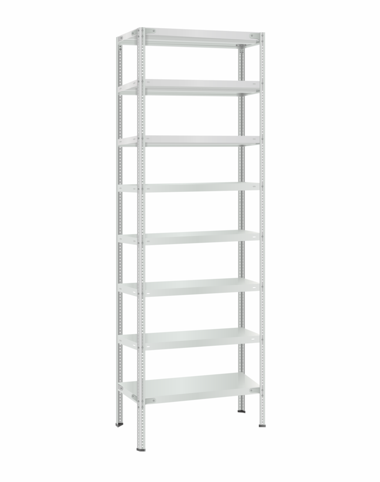 Стеллаж металлический Титан МС-500 3000х700х400 8 полок купить в Туле Стеллаж металлический Титан МС-500 3000х700х400 8 полок купить в Туле