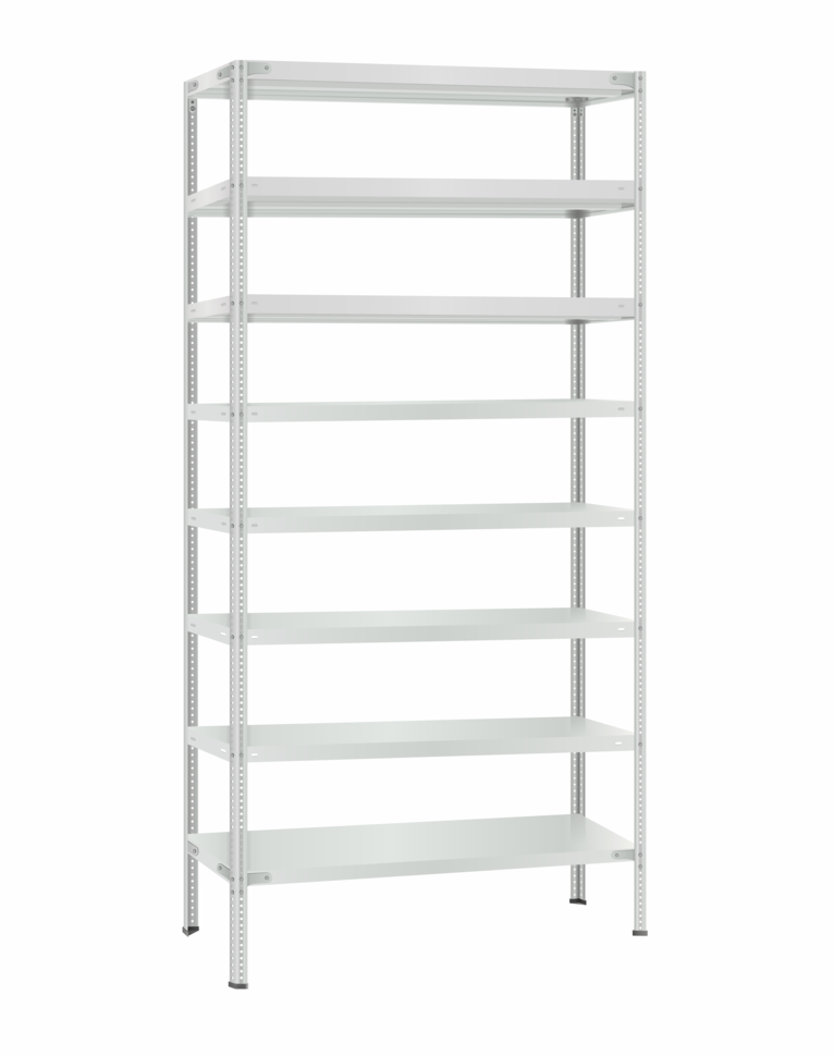 Стеллаж металлический Титан МС-500 2400х1000х500 8 полок купить в Туле Стеллаж металлический Титан МС-500 2400х1000х500 8 полок купить в Туле