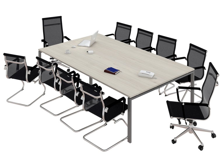 Стол для переговоров NT 320х144 вяз натуральный/антрацит купить в Туле