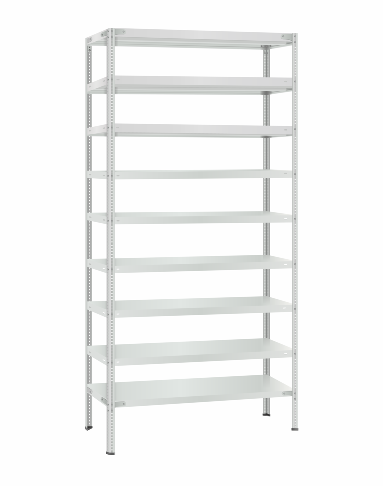 Стеллаж металлический Титан МС-500 2400х1000х500 9 полок купить в Туле Стеллаж металлический Титан МС-500 2400х1000х500 9 полок купить в Туле