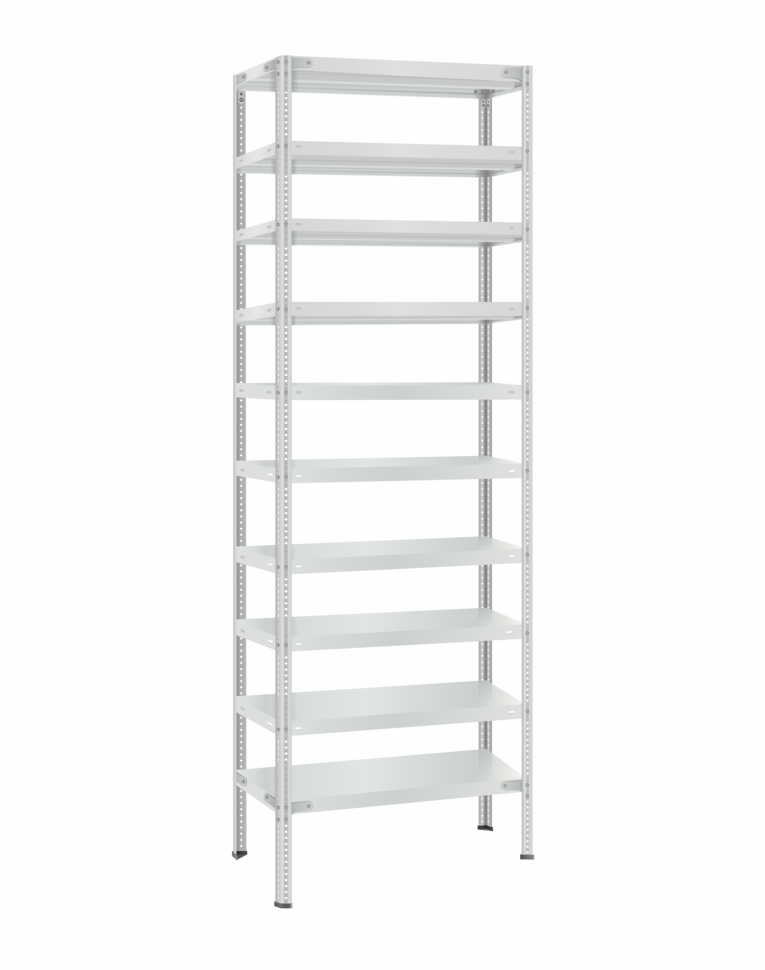 Стеллаж металлический Титан МС-500 3000х700х400 10 полок купить в Туле Стеллаж металлический Титан МС-500 3000х700х400 10 полок купить в Туле