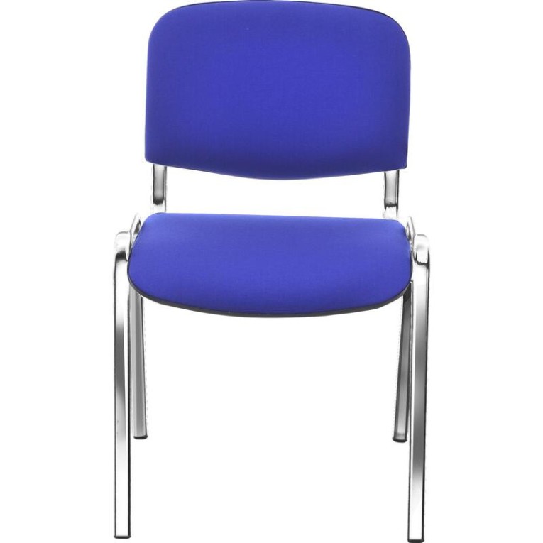 Стул Изо (синяя ткань, хром) купить в Туле