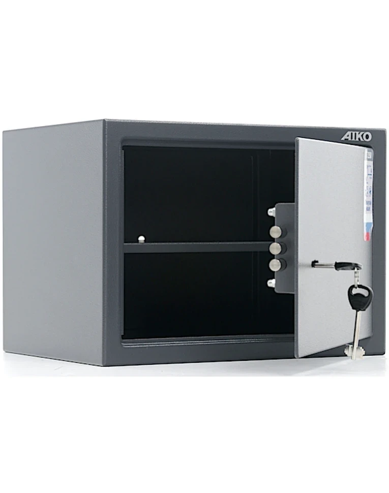 Мебельный сейф Aiko Т-250 KL, с приоткрытой дверцей Мебельный сейф Aiko Т-250 KL, с приоткрытой дверцей