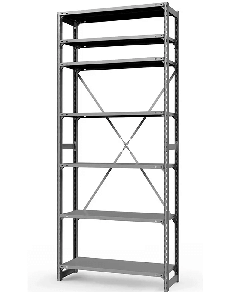Стеллаж ТСУ 4000x1500x300 7 полок (150 кг, металл) купить в Туле