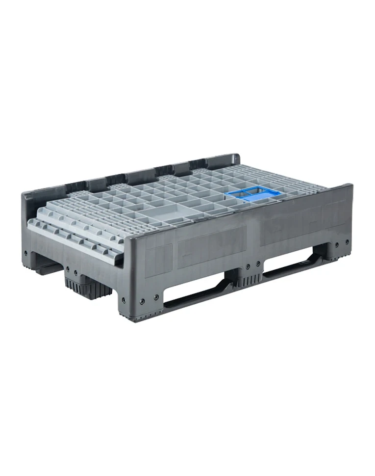DPF-Box 1208S 1200x800x950 мм сплошной разборный серый на 3-х полозьях с 2-мя откид. дверцами