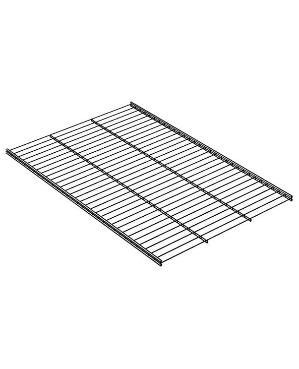 Полка сетчатая GSh 60х40 графит купить в Туле