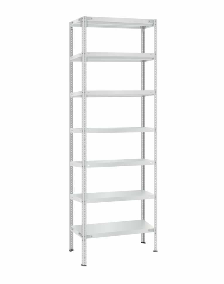 Стеллаж металлический Титан МС-500 2300х700х400 7 полок купить в Туле