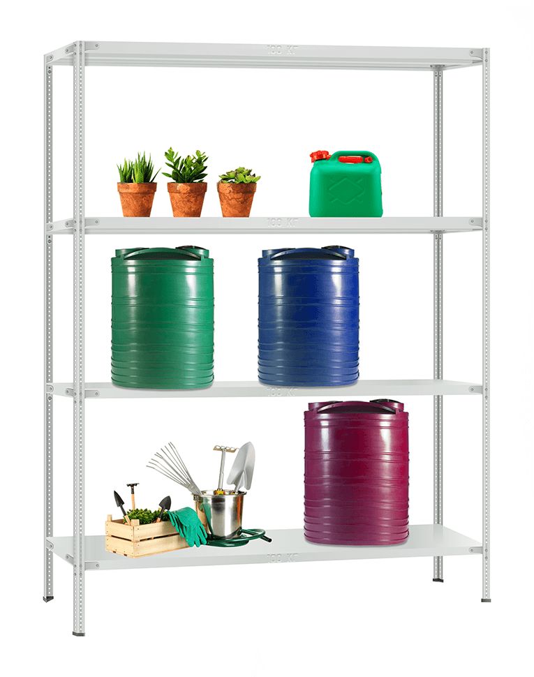 Стеллаж металлический Титан МС-900 2200x1000x400 4 полки купить в Туле Стеллаж металлический Титан МС-900 2200x1000x400 4 полки купить в Туле