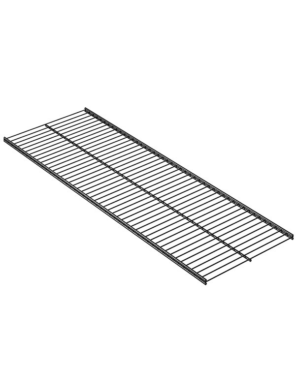 Полка сетчатая GSh 90х30 графит купить в Туле