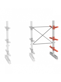 СТ-062 Стеллаж двухсторонний 3 яруса ДОП.
