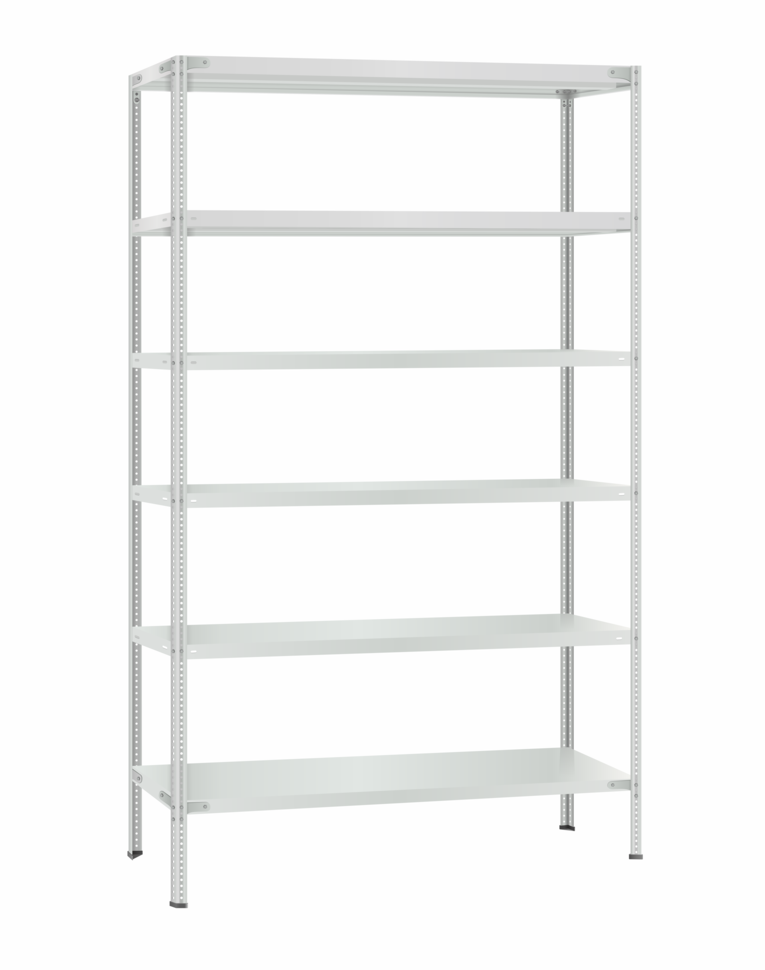 Стеллаж металлический Титан МС-500 2400х1200х300 6 полок купить в Туле